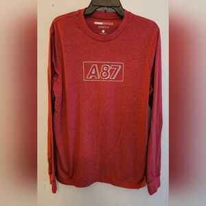 Aeropostale Red A87 Long Sleeve Tee